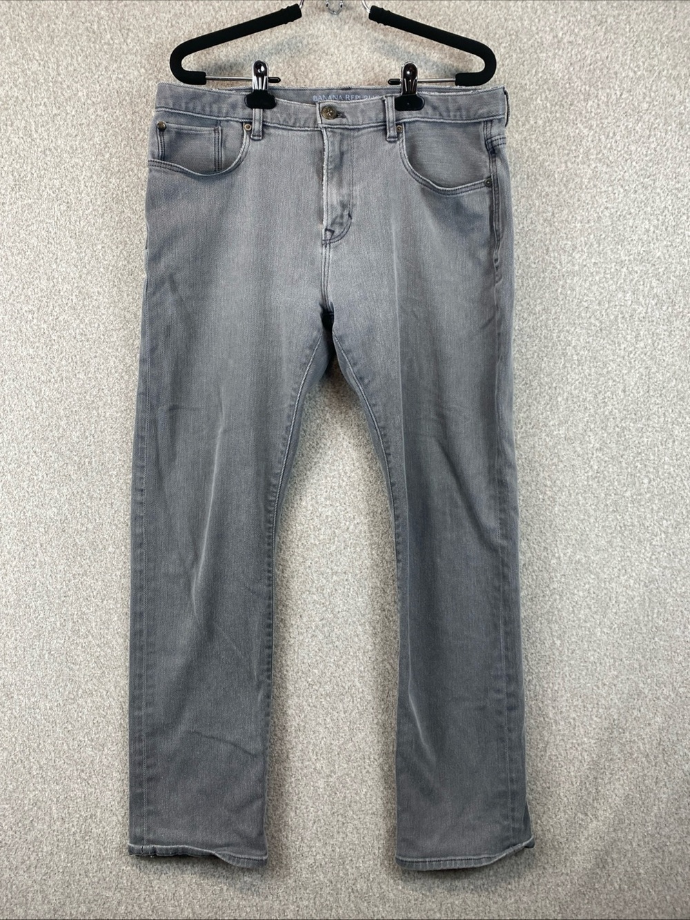Banana Republic Men’s The Traveler Slim Fit Denim Jeans Grey Size 34x32 Stretch